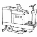 Manual Kent Euroclean Rider Battery Scrubber KA-33
